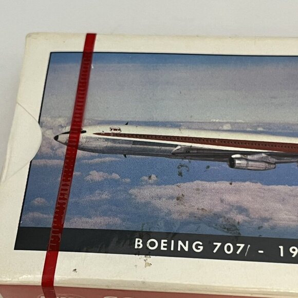 Vintage TWA Collector’s Series Bridge Size Playing Cards Sealed Boeing 707 1959 - Picture 13 of 16